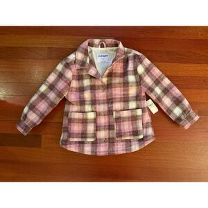 Old Navy NWT Toddler Flannel Coat 5T